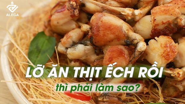 Nâng mũi ăn thịt ếch được không? Nên ăn gì và tránh những gì? 4 Lỡ ăn thịt ếch rồi thì phải làm sao