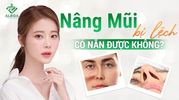 Nâng mũi bị lệch có nắn được không?
